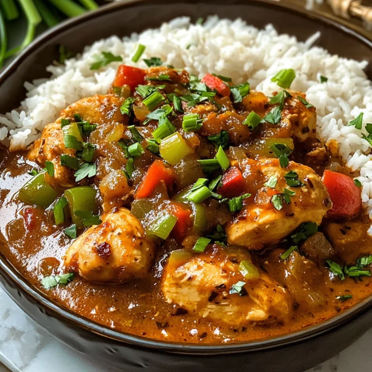 Authentic Chicken Étouffée Recipe
