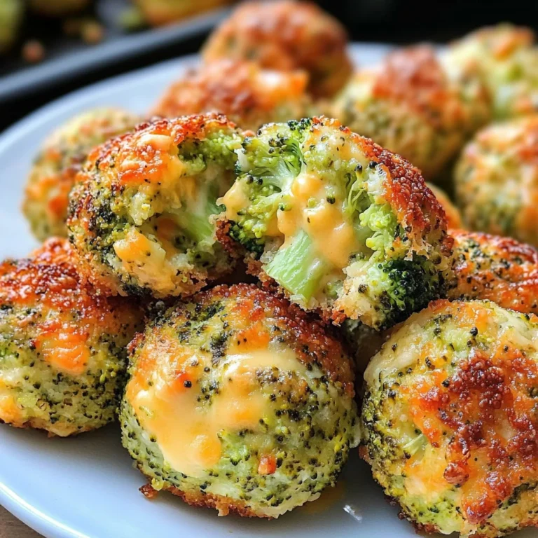 Baked Broccoli Cheese Balls