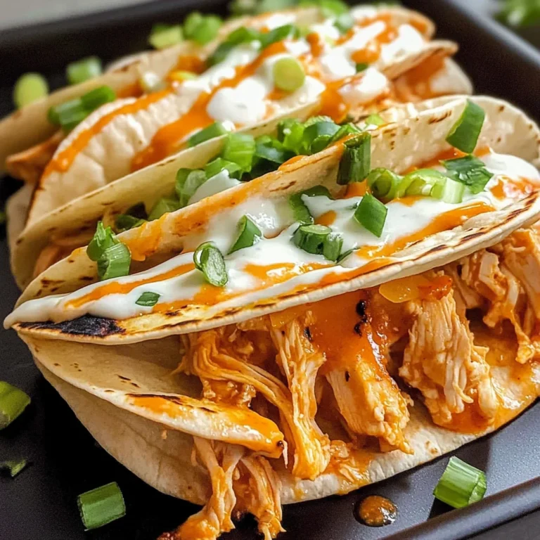 Buffalo Chicken Tacos Recipe