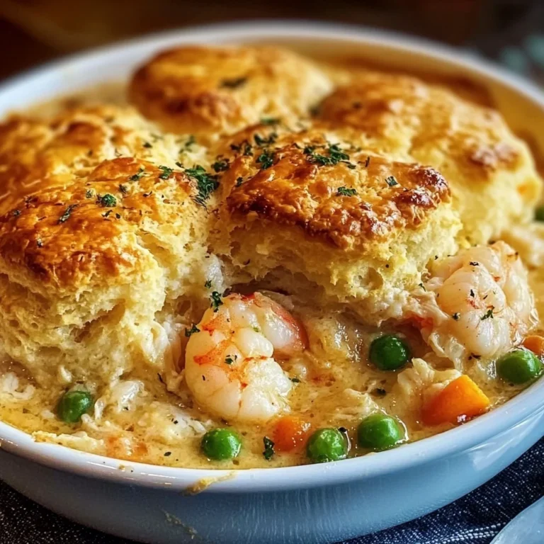 Cheddar Bay Biscuit Seafood Pot Pie: An Incredible Ultimate Comforting Classic