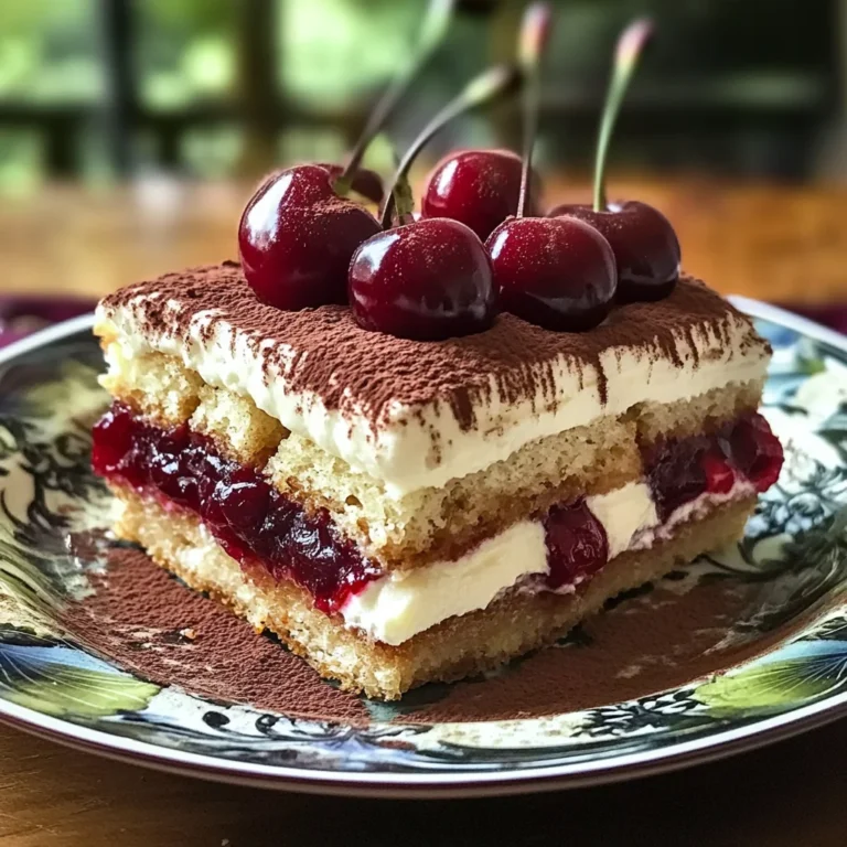 Cherry Amaretto Tiramisu Dessert: A Decadent Twist on a Classic Italian Treat