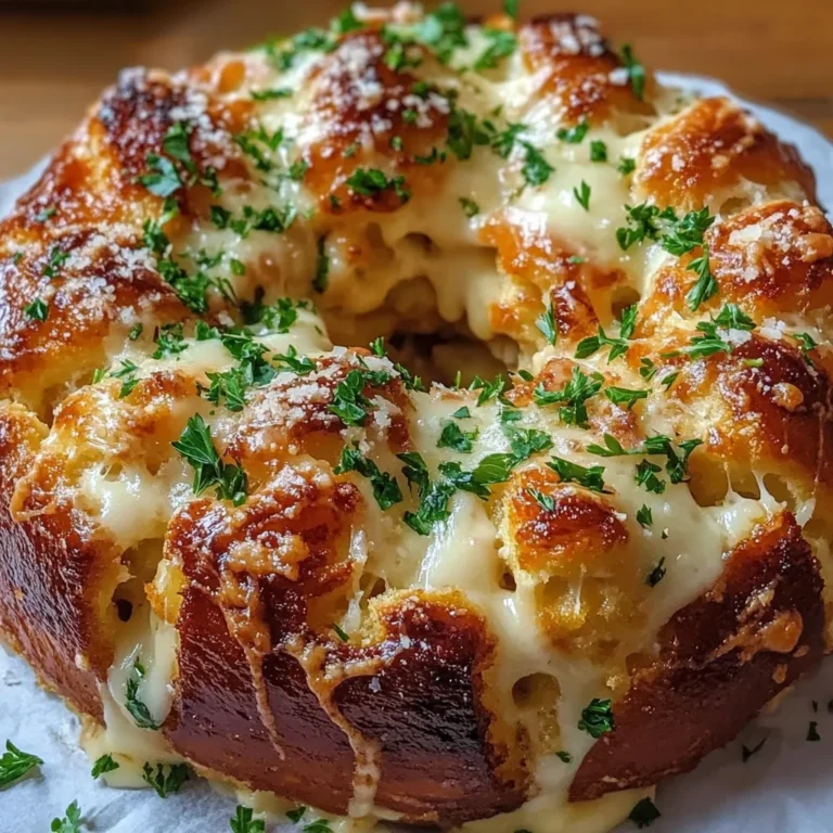 Chicken Alfredo Monkey Bread