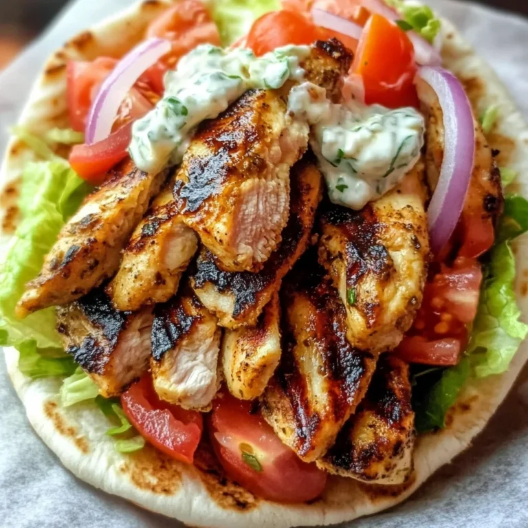 Chicken Pita Gyros