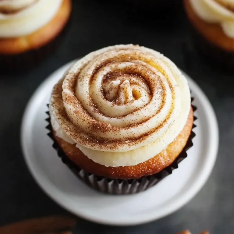 Cinnamon Roll Cupcakes