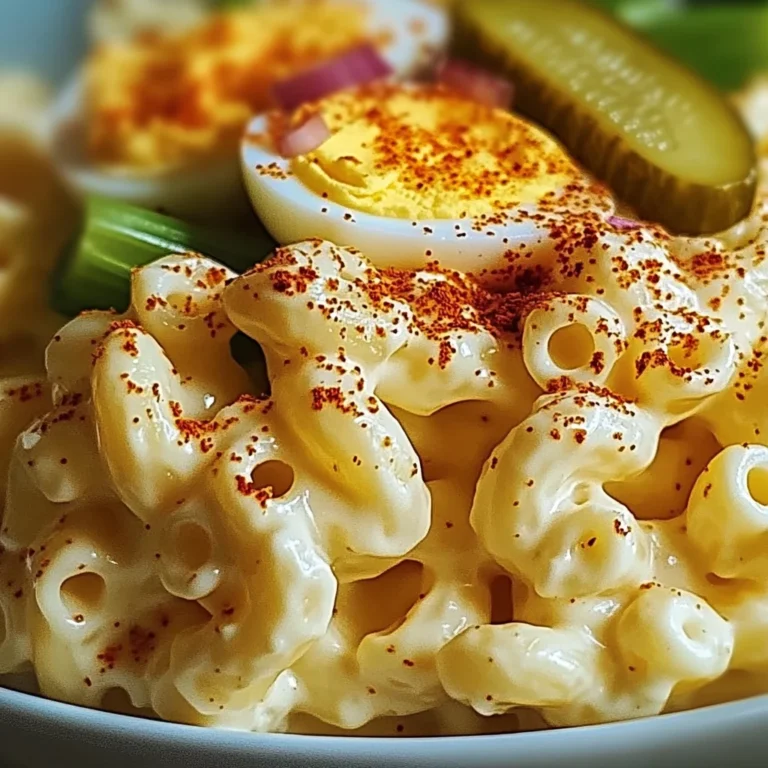 Deviled Egg Macaroni Salad
