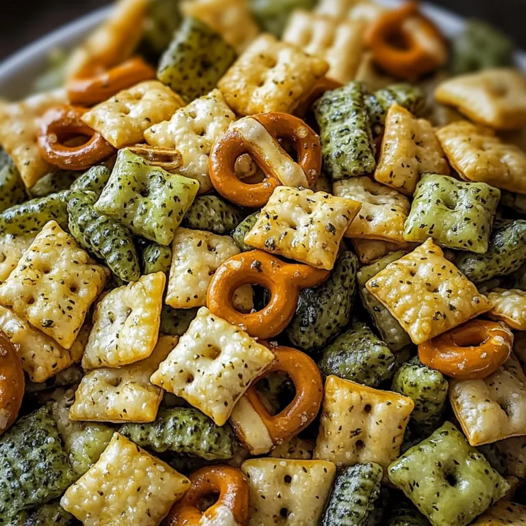 Dill Pickle Chex Mix: A Tangy Snack Sensation