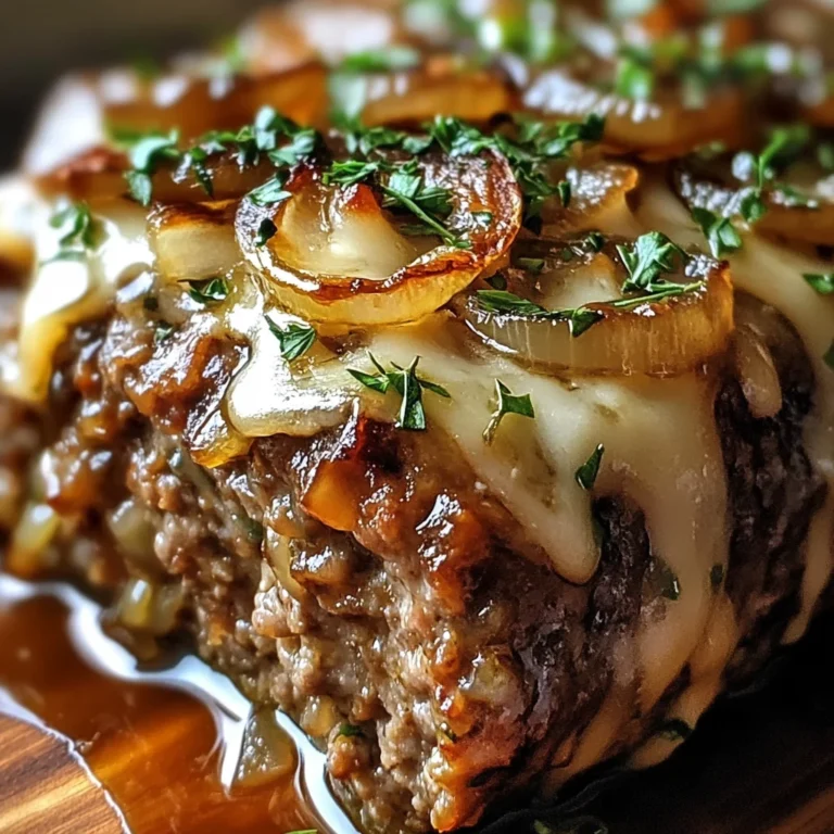 French Onion Meatloaf