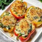 Herby Ricotta Stuffed Peppers