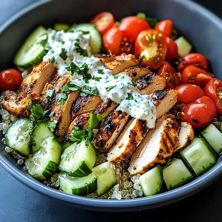 Mediterranean Chicken Bowls