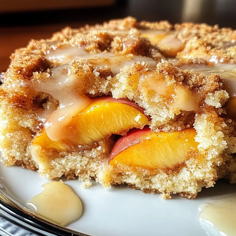 Peach Coffee Cake