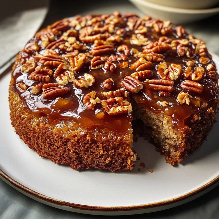 Pecan Upside Down Cake