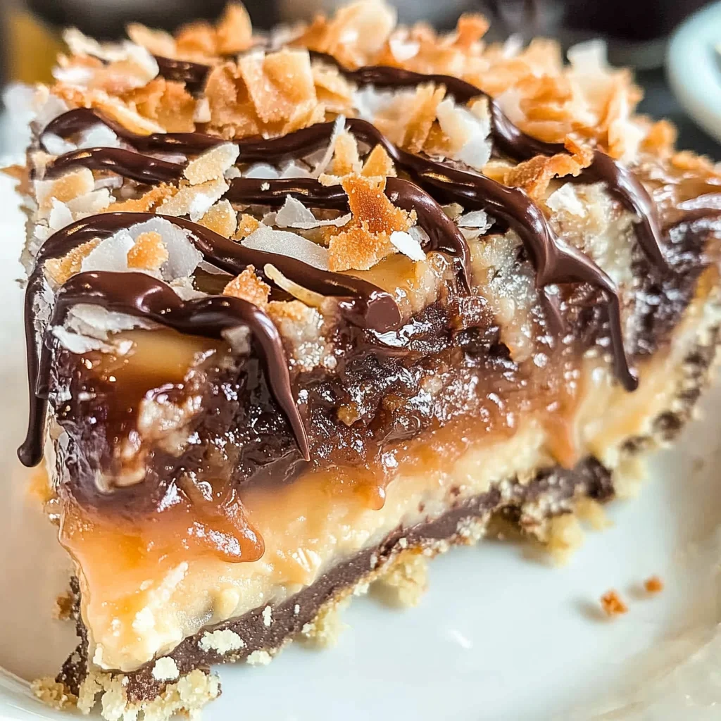 Samoas Cookie Pie