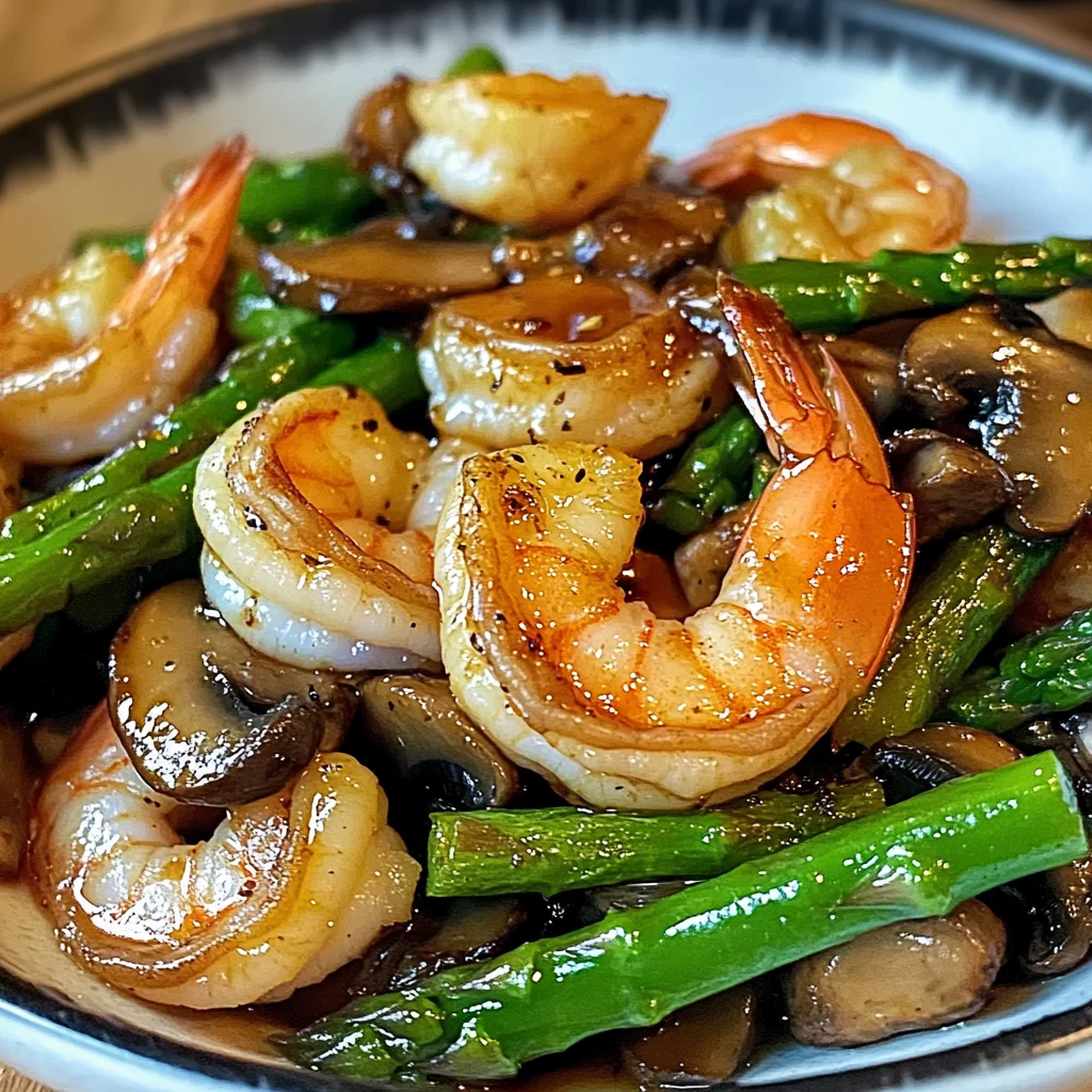 Shrimp and Asparagus Stir-Fry with Mushrooms: An Amazing Ultimate Recipe