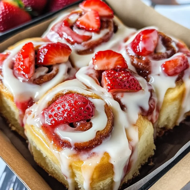 Strawberry Cheesecake Cinnabon Rolls Recipe