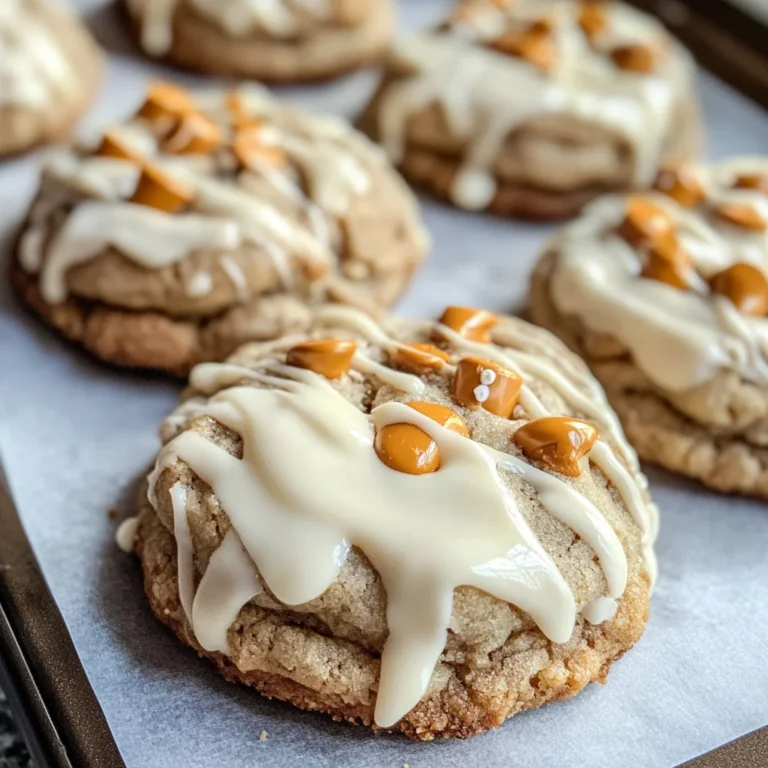 White Chocolate Reese’s Cheesecake Cookies