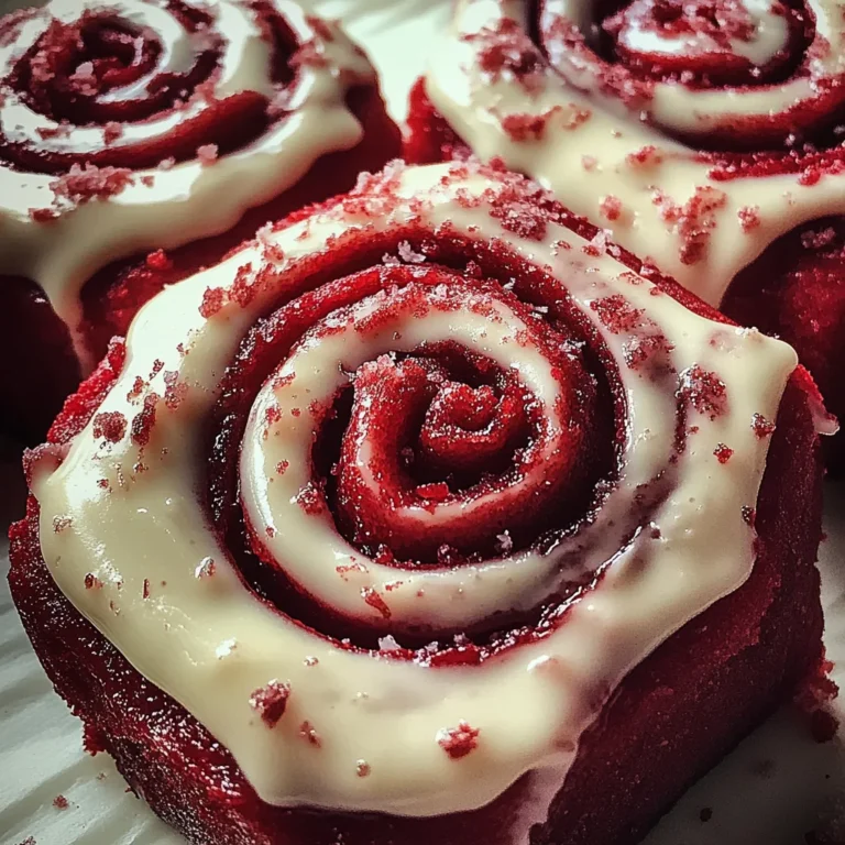 ed Velvet Cinnamon Rolls: A Decadent Twist on a Classic