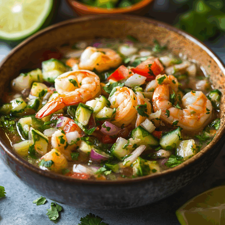 Aguachile Recipe (Mexican Shrimp Ceviche)