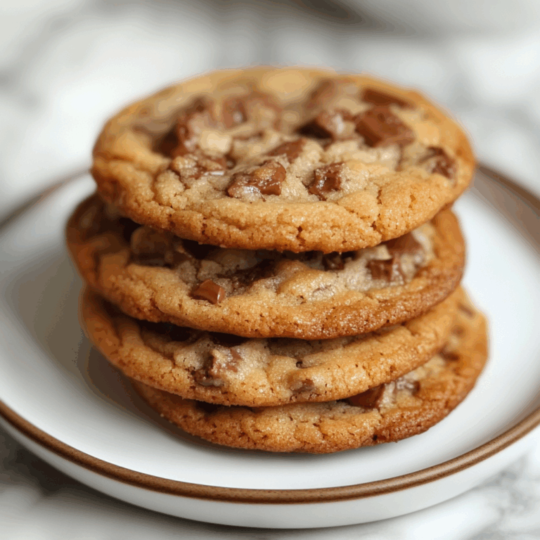 Bourbon Toffee Cookies