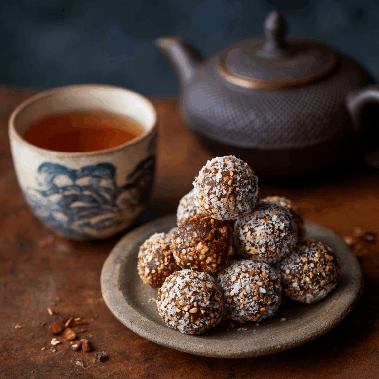 Fireball barley tea Chocolate Balls