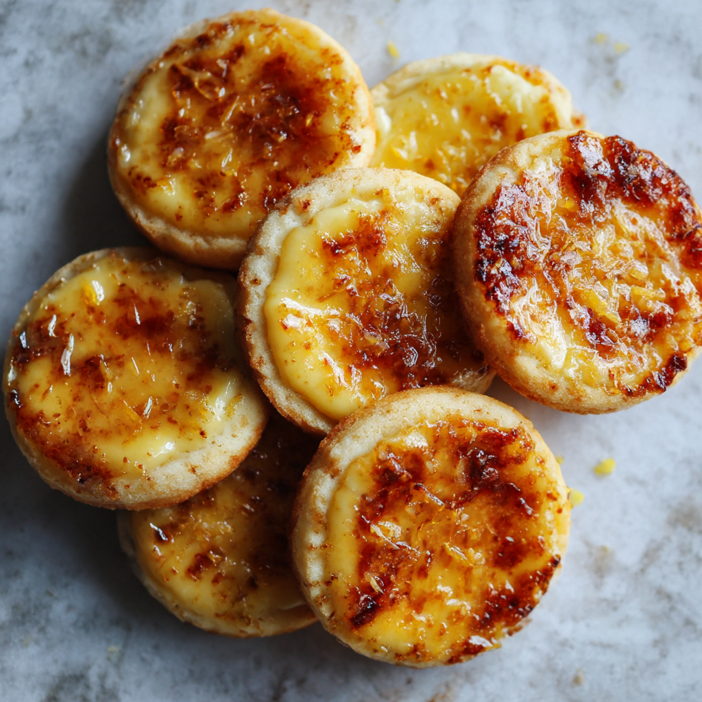 Lemon Curd Crème Brûlée Cookies – Tangy & Sweet Treat