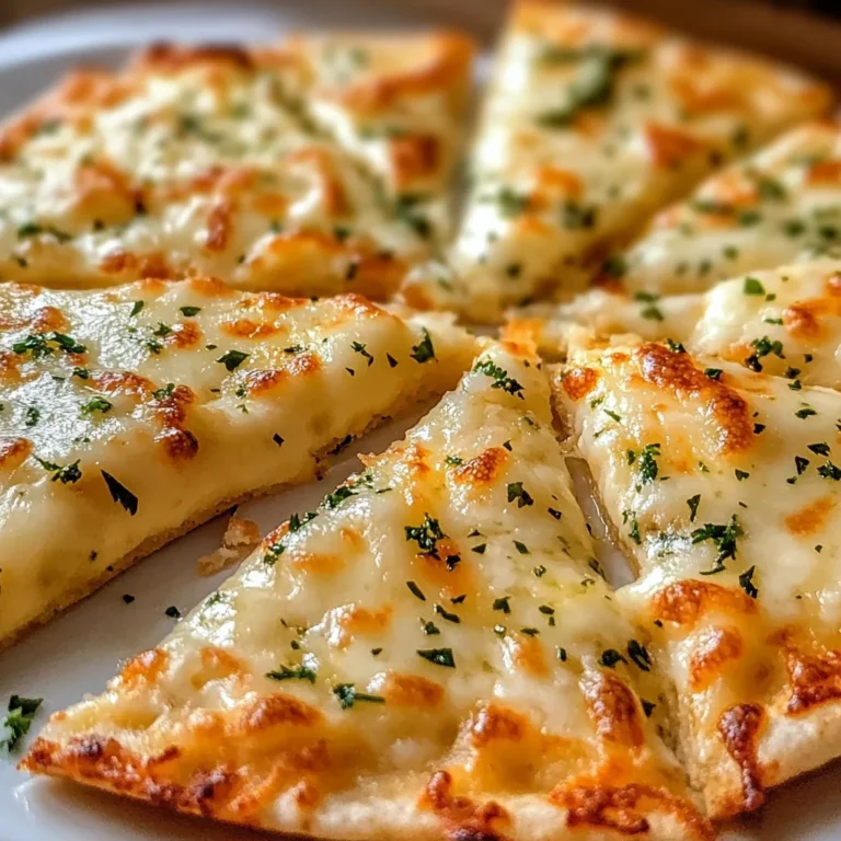 Air Fryer Cheesy Tortilla Garlic Bread