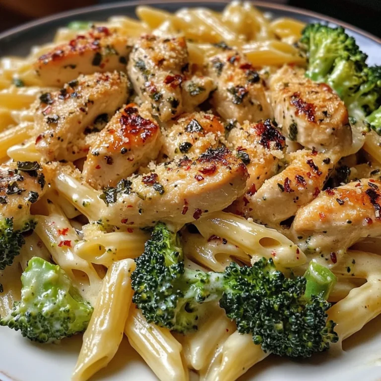 Creamy Chicken and Broccoli Penne