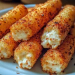 Crispy Air Fryer Mozzarella Sticks