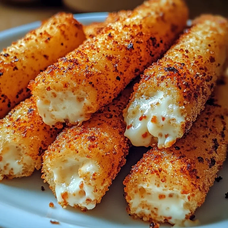 Crispy Air Fryer Mozzarella Sticks
