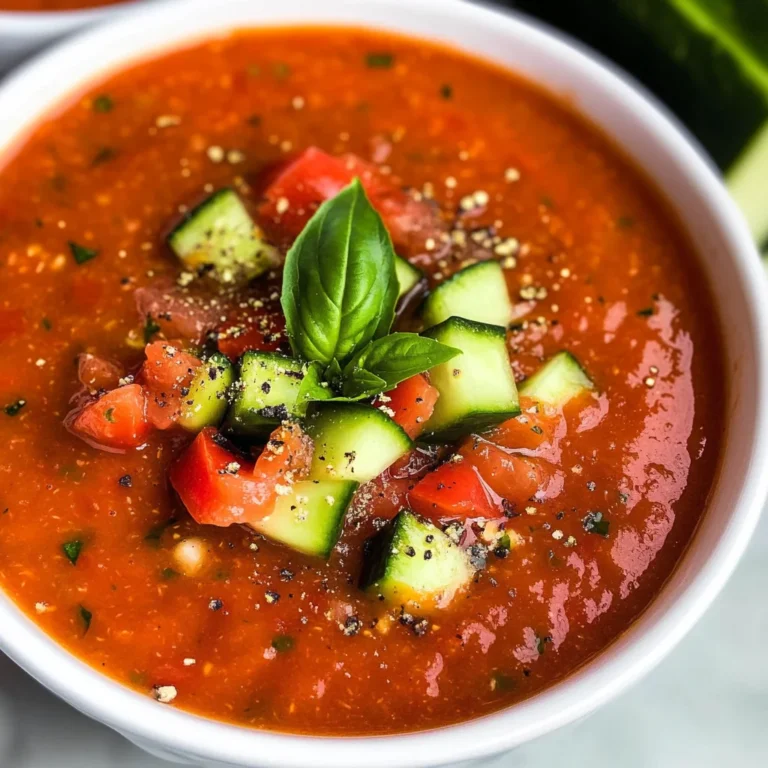 Easy Gazpacho Recipe (Vegan)