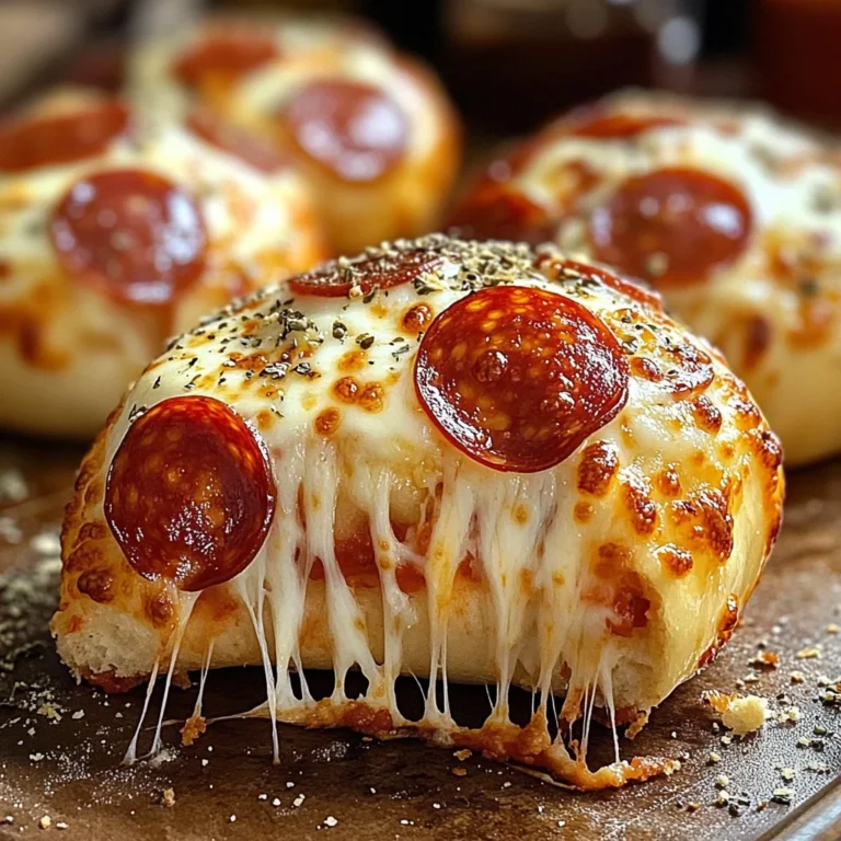Easy Pepperoni Pizza Bombs