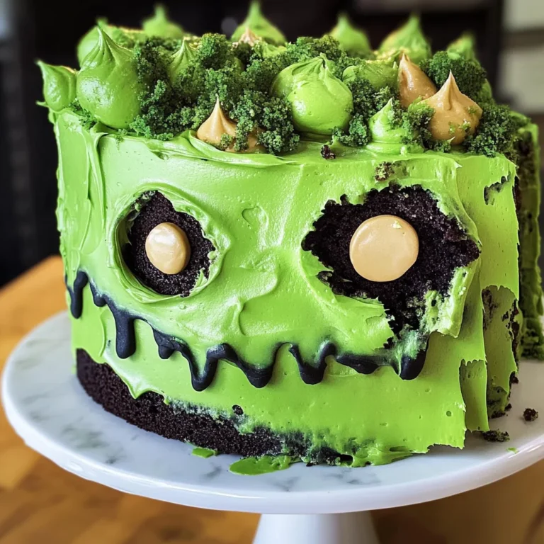 Frankenstein Cake