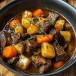 Hearty Homestyle Beef Stew with Root Vegetables