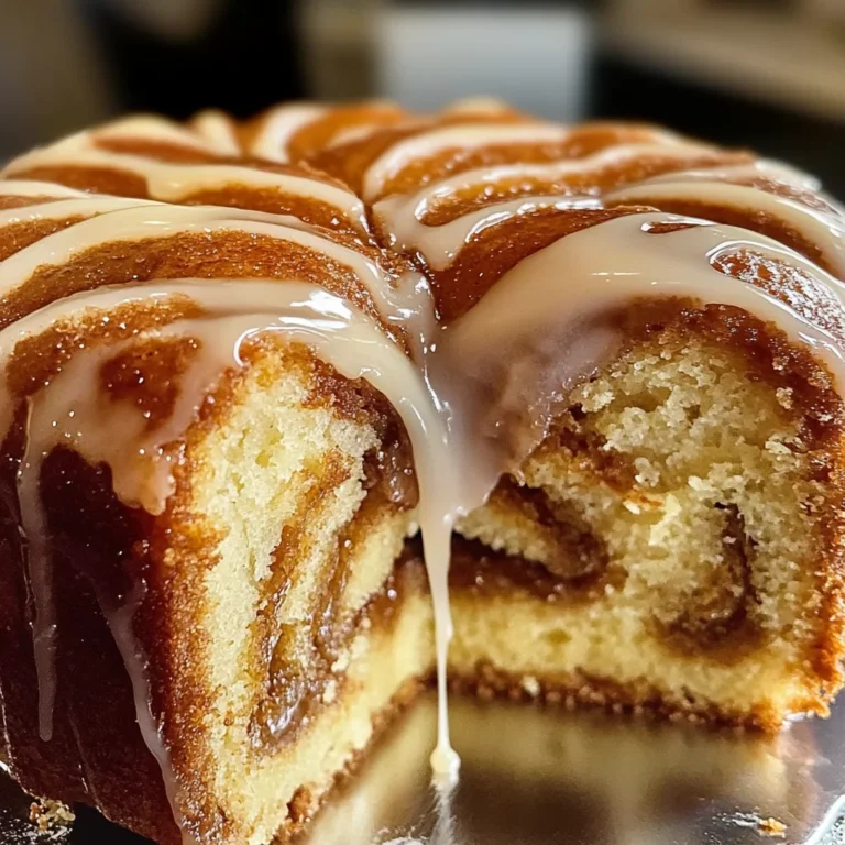 Honey Bun Pound Cake