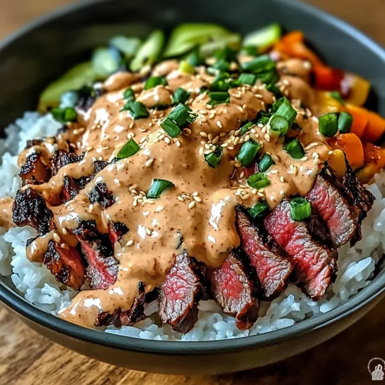 Korean BBQ Steak Rice Bowls with Spicy Cream Sauce: An Incredible Ultimate Recipe