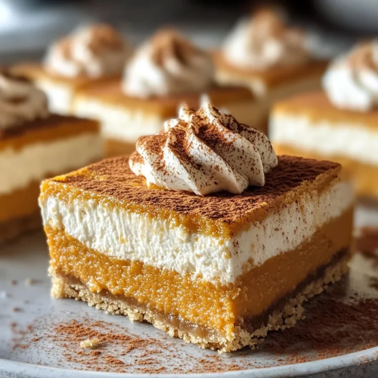 No Bake Pumpkin Cheesecake Bars