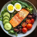 Omega Power Plate with Salmon & Avocado