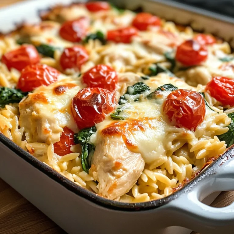 Orzo Tuscan Chicken Bake: A Cozy, Flavor-Packed One-Pan Meal