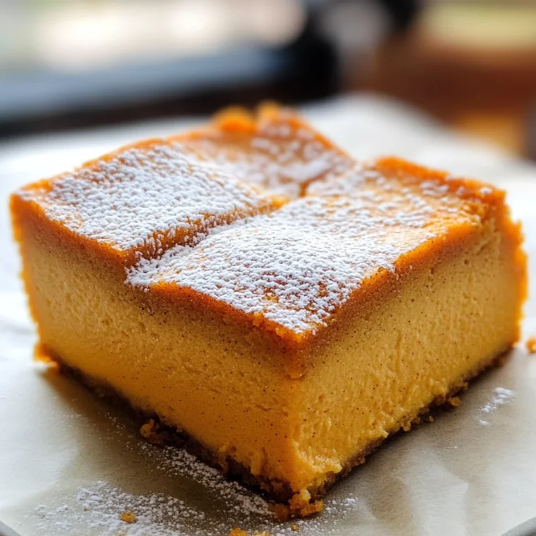 Pumpkin Magic Custard Cake Recipe