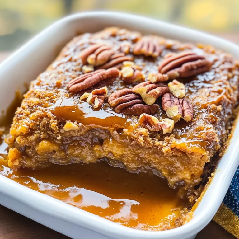 Pumpkin Pecan Cobbler