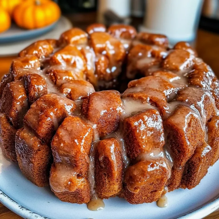 Pumpkin Spice Monkey Bread Recipe