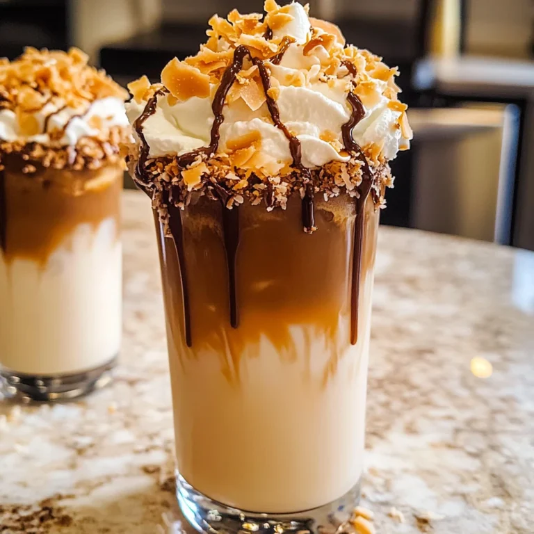 Samoas Iced Coffee