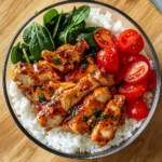 Spicy Honey Garlic Chicken Meal Prep Bowl