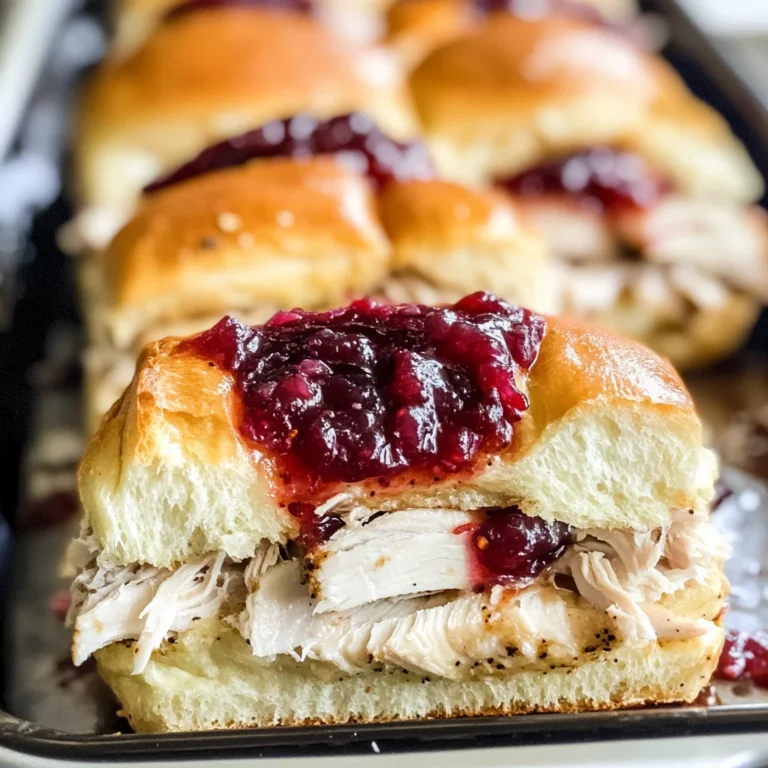 Turkey Cranberry Sliders