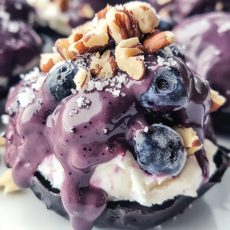 Wholesome Frozen Blueberry Yogurt Clusters