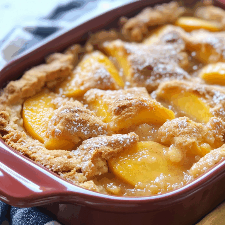 Homemade Peach Cobbler