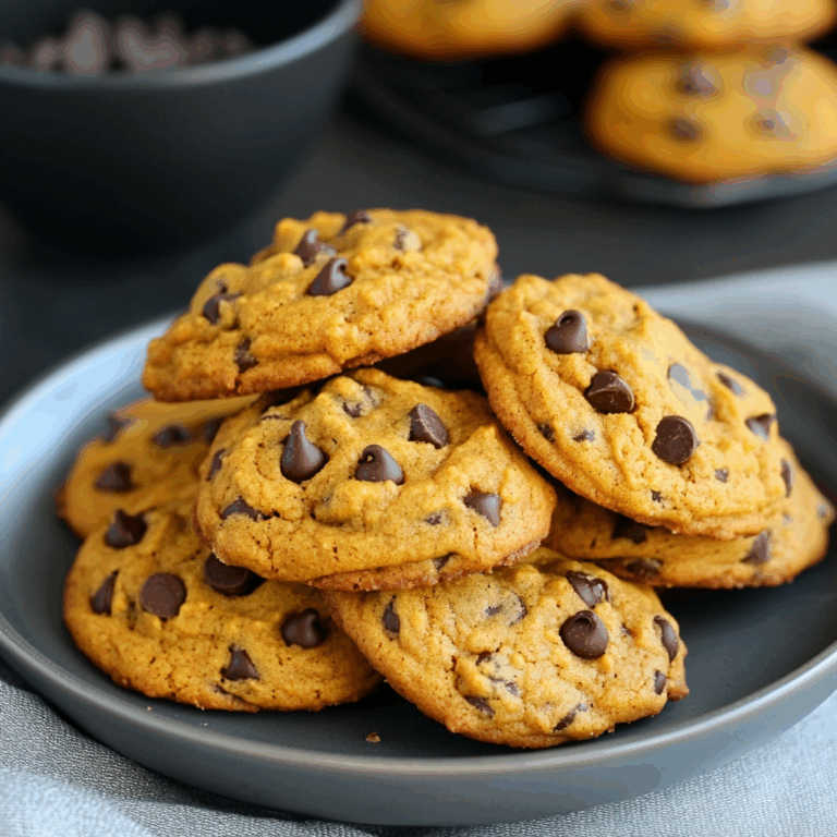 Old Fashioned Pumpkin Chocolate Chip Cookies
