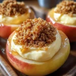 Cheesecake Stuffed Baked Apples