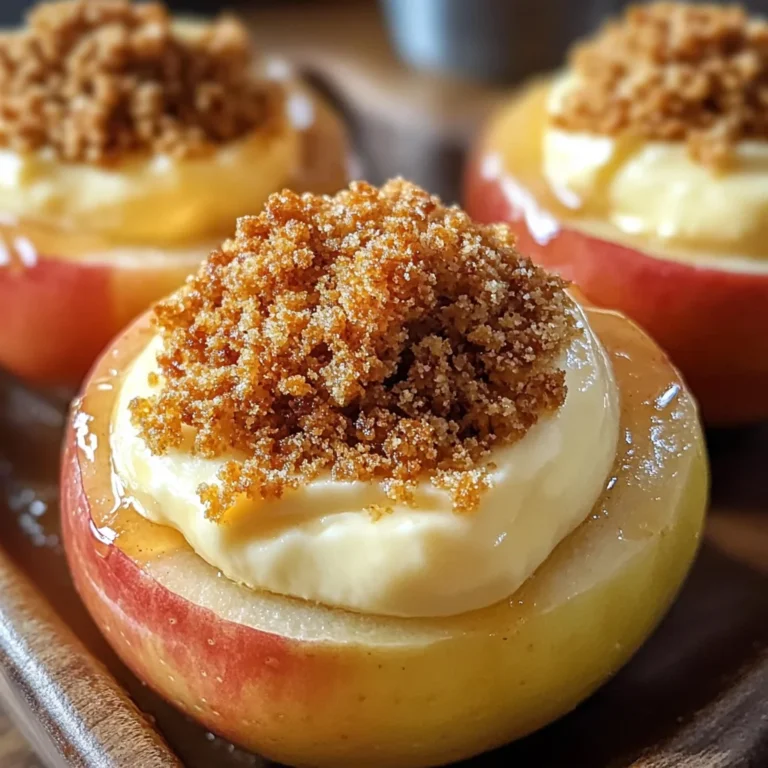 Cheesecake Stuffed Baked Apples