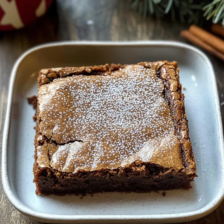 Gingerbread Brownies