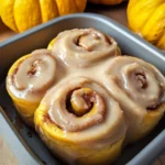 Homemade Pumpkin Chai Cinnamon Rolls